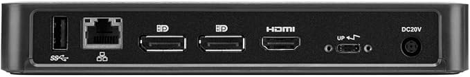 Targus DOCK430 USB-C Multi-Function DisplayPort Alt Mode Video Docking Station with 85W Power - Broad Compatibility with a Range of Hosts Devices Peripherals Laptops and Operating Systems