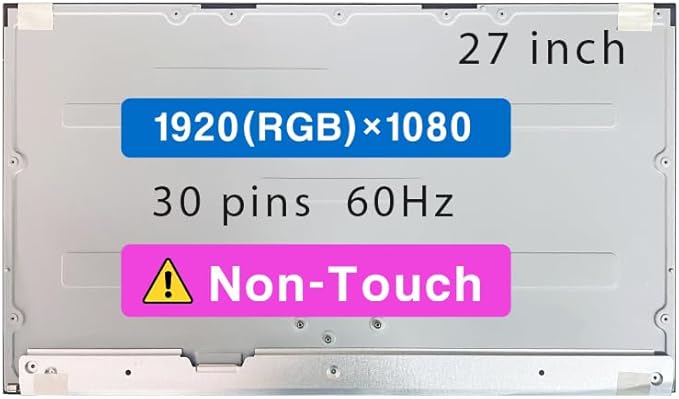 27.0 Screen Replacement for Acer Aspire C27 30 pin FHD 1920×1080 LCD Non-Touch Display Panel