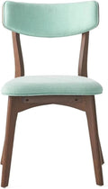 Adjustable Office Computer Chair with Armrest 1pcs Modern Style Upholstered Fabric Indoor Rubber Wood Frame Comfortable Dining Chairs
