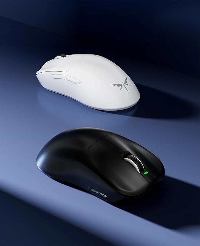 VGN F1 Wireless Gaming Mouse 26000 DPI High Precision 55g Lightweight 4K Polling Rate 200-Hour Battery Life 6 Programmable Buttons USB-C Charging Gaming Mouse Wireless for PC/Mac/LaptopBlack
