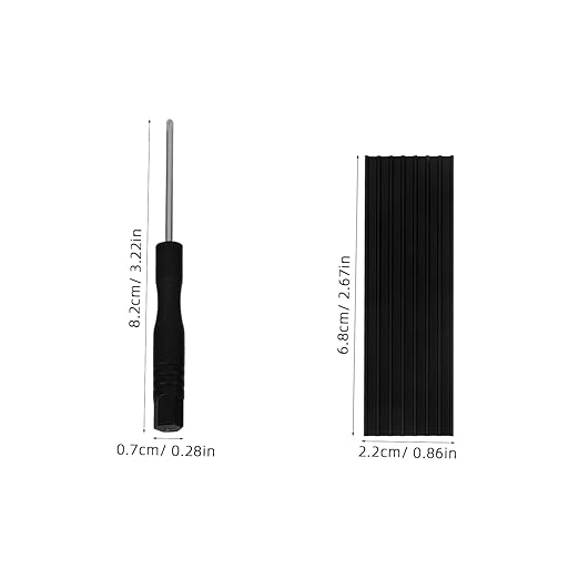 TEHAUX 15sets Ssd Cooling Heatsink Heat Dissipation Pads for Solid State Drives Easy Installation Efficient Thermal Conductivity