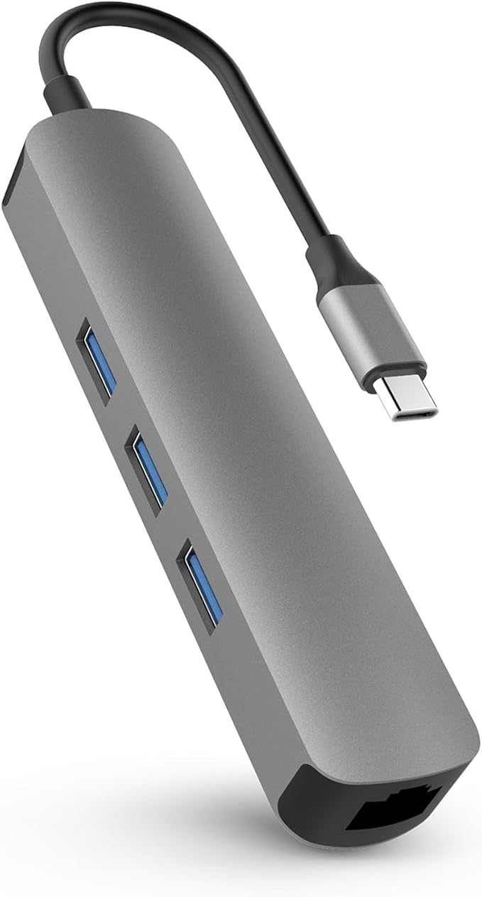 HyperDrive Tube 6-in-1 USB-C Hub - Grey