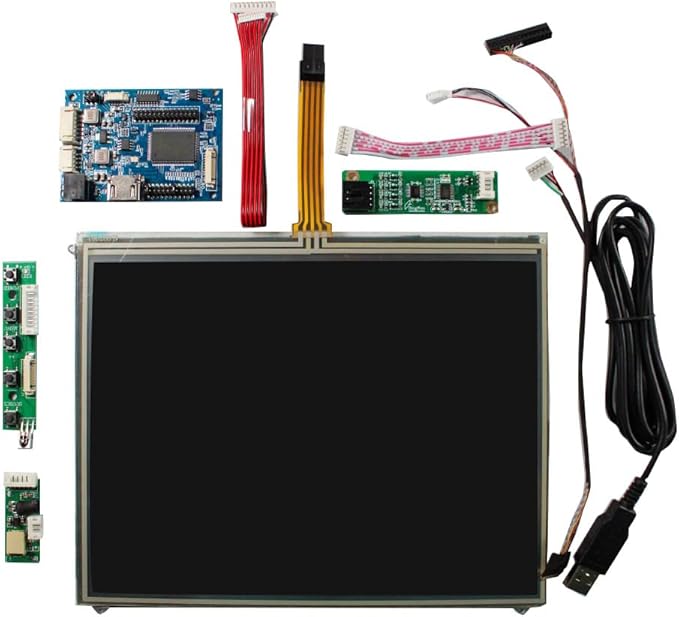 VSDISPLAY 9.7 Inch 1024x768 IPS LCD Touch Screen 4:3 Aspect Ratio with LCD Controller Board VS-TY2660H-V661