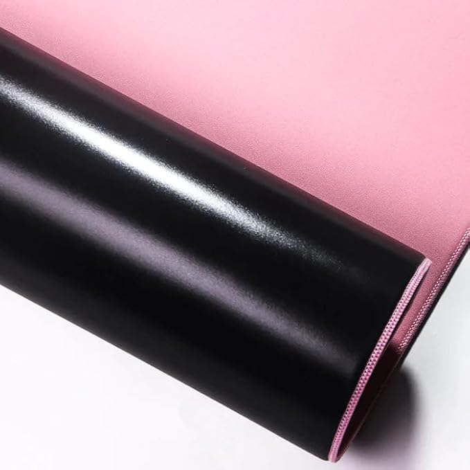ESPTIGER Mouse Pads Shan Hai Series Chuan Yun (480 x 400 x 4mm) Standard Size SlimFlex Base Delicate Dense Plain Weave Fabric Large Cloth Gaming Mousepad – Pink