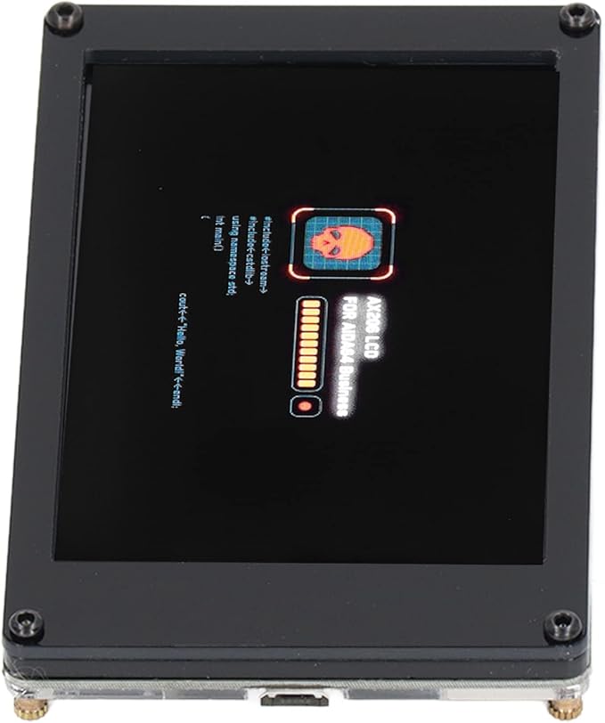 3.5in Computer Monitor IPS Monitor Subscreen LCD Display Screen with USB Power Cable Support for Office PC Portable Structure Clear Image Picture Monitor IPS Display Premium