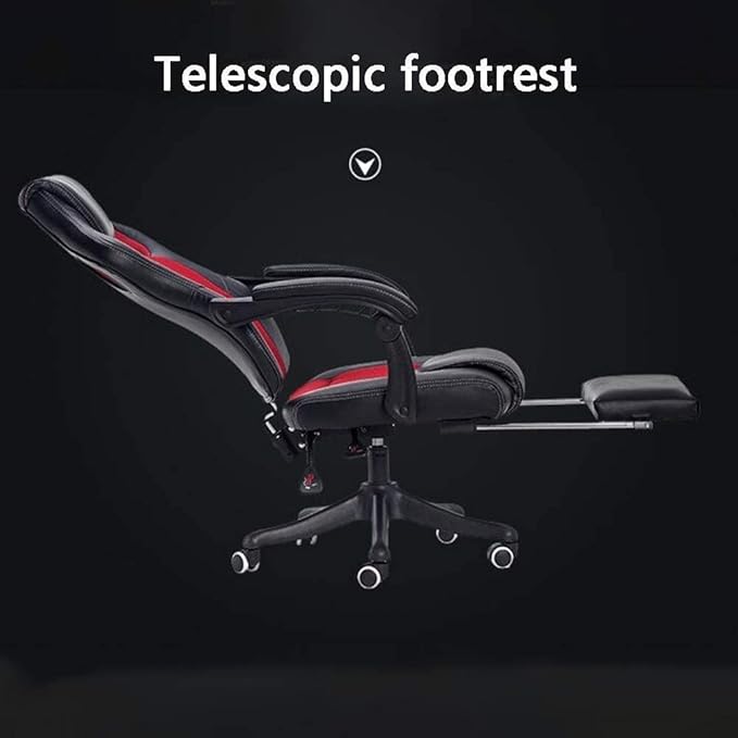 Office Chair E-Sports Chair Computer Chair Lift Internet Cafe Game Chair Ergonomic Backrest Swivel Chair Sports Chair Chair (Color : Pink Black) Needed