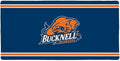 Bucknell University Bison Primary Logo Stripes Large Gaming Mouse Pad Desk Mat with Stitched Edges Non-Slip Base for Gamer Home and Office 31.5 x 15.7