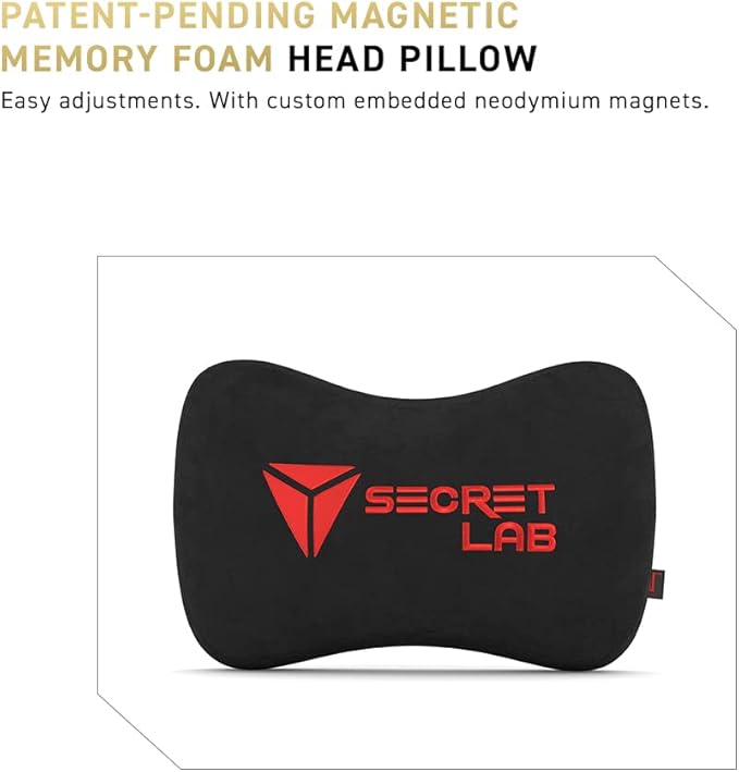Secretlab Titan Evo Flash Gaming Chair - Reclining - Ergonomic &amp Comfortable Computer Chair with 4D Armrests - Magnetic Head Pillow &amp 4-Way Lumbar Support - Small - Red - Leatherette