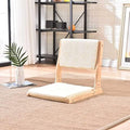 BTZHY Floor Chair Japanese Floor Chair Portable Folding Meditation Floor Chair Legless Lazy Chair Made of Solid Wood with Tatami Floor Chair with Backrest for Meditation