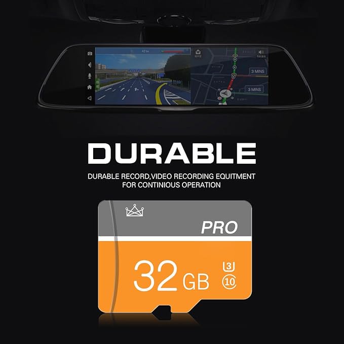 32GB Micro Memory Card Class 10 Memory Card with Adapter Fast Speed TF Card for Tablet/Mobile Phone/Camera/Car Audio/Game Console(2 Pcs 32GB)