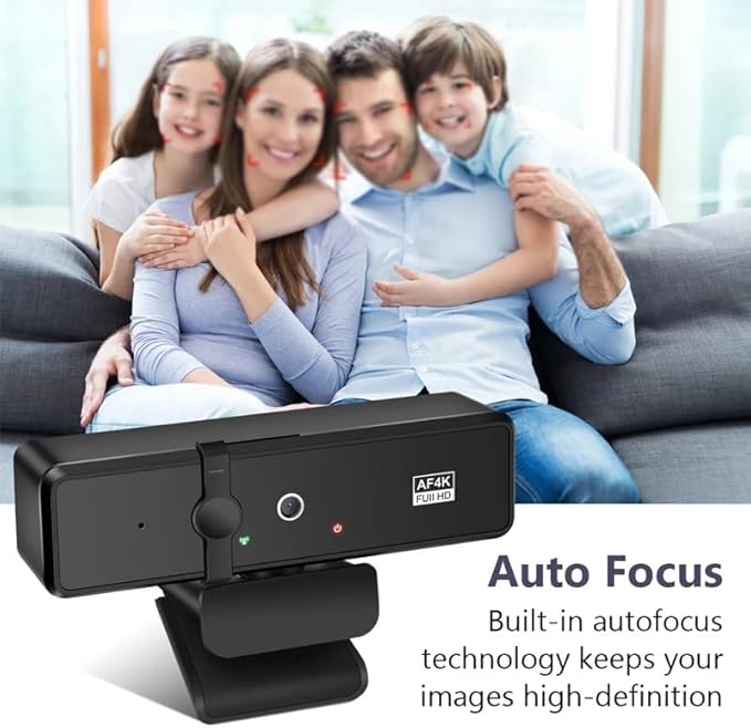 Webcam 4K Full Camera Webcam with Microphone 30fps Web Cam for PC Laptop Video Shooting Camera Webcamera