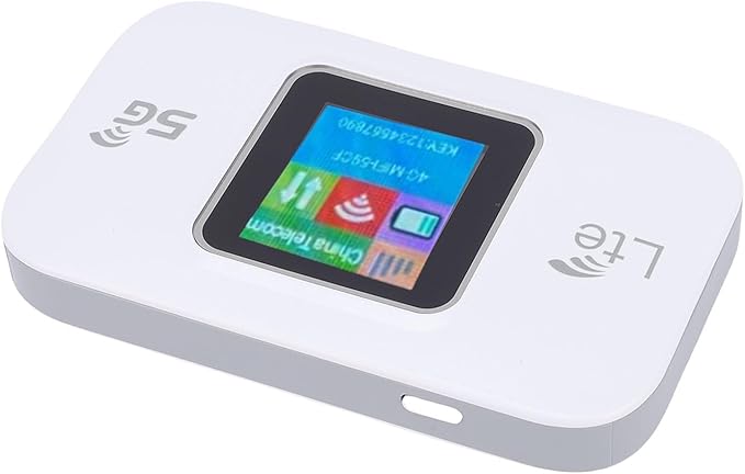 5G Mobile Hotspot 300Mbps High Speed USB LTE Portable WiFi Router for Travel Outdoor Battery Included for Multiple Devices