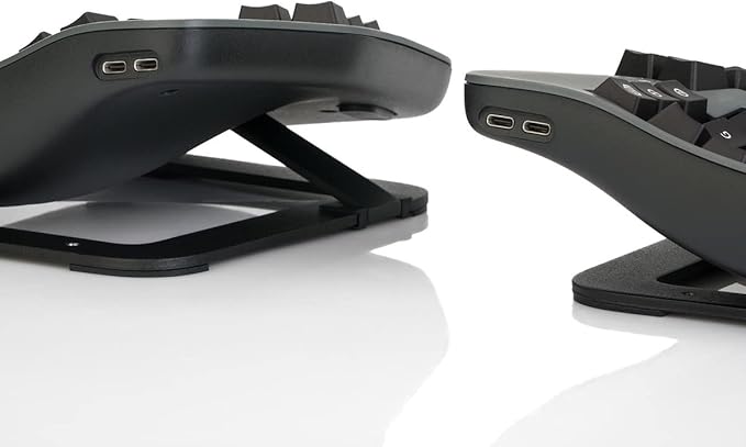 Kinesis Advantage360 Split Ergonomic Keyboard - USB-C | Mechanical Switches | Fully Programmable | Contoured Shape | Adjustable Tenting | PBT Keycaps