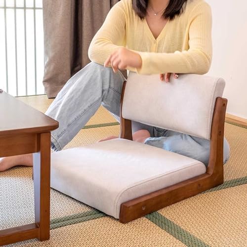 BTZHY Floor Chair Portable Floor Chair Legless Chair with Back Support Chair with backrest for Bay Windows at Home Floor Seating for Meditation for Bedroom