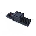 M.2 Hard Disk Radiator with Cooling Fan Thermal pad 70x22x6MM Laptop Hard Disk Aluminum fins 512 (Color : Black)