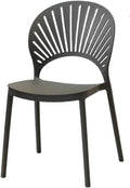 Adjustable Office Computer Chair with Armrest Dining Chair Backrest Home Outdoor Creative Leisure(Dark Gray)