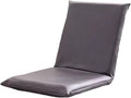 Padded Floor Chair with Adjustable Backrest Portable Floor Chair with 5 Gear Adjustable Back Support Suitable for Meditation Seminars Reading TV Watching or GamingGrayS