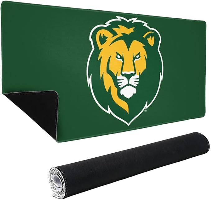 Southeastern Louisiana University Primary Logo Large Gaming Mouse Pad Desk Mat with Stitched Edges Non-Slip Base for Gamer Home and Office 31.5 x 15.7