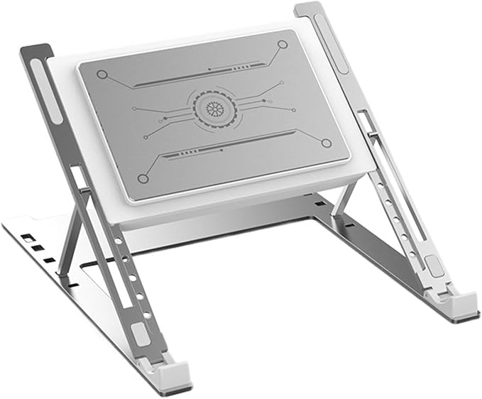 Transportable Play Notebook Refrigerating Pad Semiconductor Technology 3 Speed Modes Permanent Aluminum Construction ABS Aluminum Laptop Refrigerating Fan