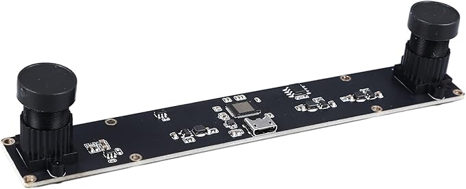 4MP Dual Lens USB Camera Board 1080P 3D VR Distance Measurement Module 72° Viewing Angle - High Definition Depth Sensing Plug and Play USB Compatibility Industrial and Embedded