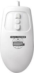 Man &amp Machine Mighty Mouse Sealed Waterproof - White