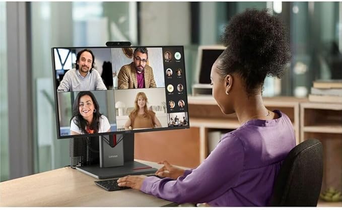 Lenovo ThinkVision P24Q-40 24 Class WQHD LED Monitor - 16:9 - Raven Black - 23.8 Viewable - in-Plane Switching (IPS) Technology - WLED Backlight - 2560 x 1440-16.7 Million Colors - 300 Nit - 4 ms