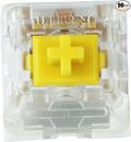 Ranked Kailh Key Switches for Mechanical Gaming Keyboards | Plate Mounted (Kailh Speed Dark Yellow 90 Pcs)