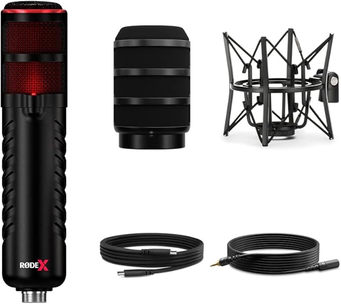 RØDE X XDM-100 Professional USB Dynamic Microphone and Virtual Mixing Solution For Streamers and GamersBlack