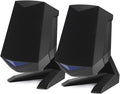 Computer Speakers for Desktop 1 Pair Wired Computer Speakers USB AUX Bass Reinforcement PC Speaker for Laptop Desktop 6W 64mm Horn Audio Loudspeaker