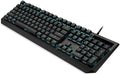 Mechanical Gaming Keyboard USB Wired Keyboard Anti-ghosting Gaming Keyboard Full Size PC Keyboard for Laptop Desktop Computer 104 Key Black