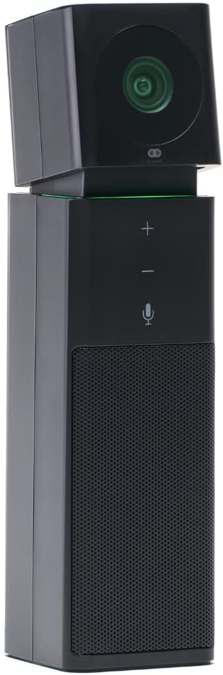 Boom UNO Full HD 1080p Conference Camera with 120 Wide-Angle Lens Full Duplex Speaker &amp Microphone Noise-Canceling Audio USB Plug &amp Play Video Bar for Meetings (Black)