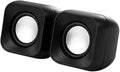 2 PCS Laptop Desktop Computer Mini Audio Wired Speaker Multimedia Subwoofer