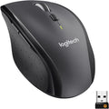 Logitech M705 Marathon Wireless Mouse Gaming Mouse Wireless 2.4 GHz USB-A Receiver 5-Programmable Buttons 3-Year Battery PC Mac Laptop Chromebook - Black