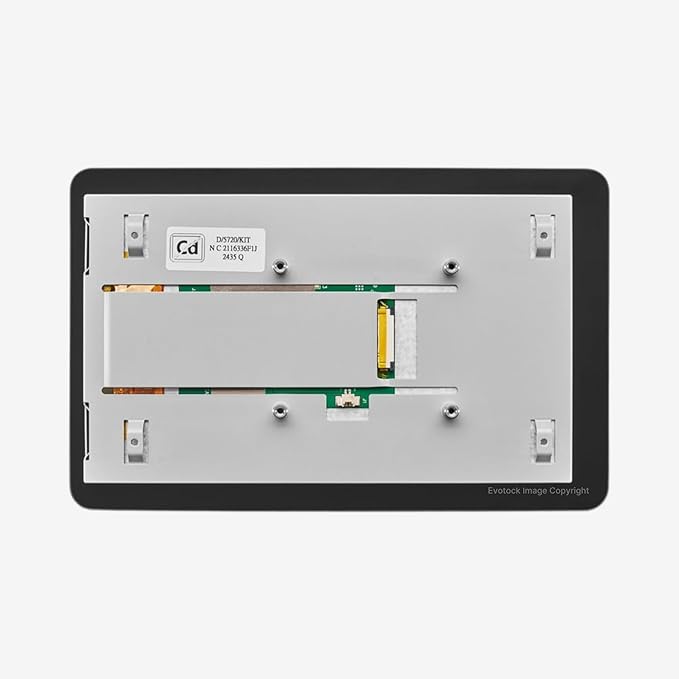 Pi Touch Display 2 Late 2024 Release - 7 HD Touchscreen 720x1280 5-Finger Capacitive Touch Anti-Glare Compatible with All Pi Models Except Zero and Pico Includes Free Screen Protector