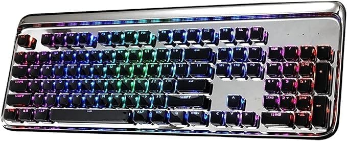 Pc Gaming Keyboards Keycap Set with Translucent Layer for Mechanical Keyboard Full 108-Key Set