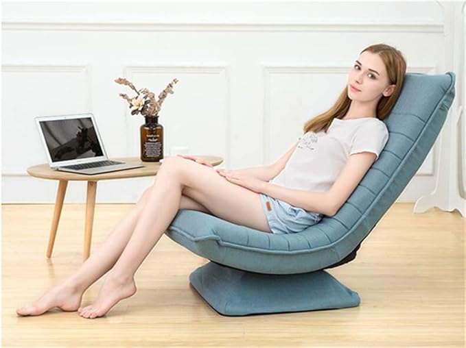 Office Chair Gaming Chair Computer Chair 360 Degree Swivel Video Rocker Gaming Chair Adjustable Angle Chair Folded Floor Chair Living Room