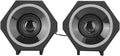 Mini Audio Speaker Mini Subwoofer for Desktop Laptops and Mobile Phones Laptop Desktop USB Wired Small Subwoofer with Ice Blue Light