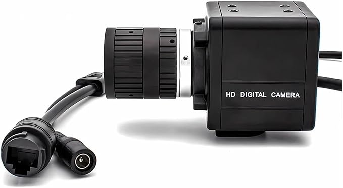 4K IP Camera 8MP 25FPS CMOS IMX415 POE48V CS Mount 3 10mm 5 50mm Varifocal Zoom Lens Industrial Webcam