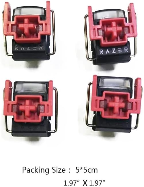 4Pcs V2 Slient Liner Optical Switches for Huntsman Gaming Mechanical Keyboard Hot Swap Switch Huntsman Gaming Keyboard V2 Linear Clicky