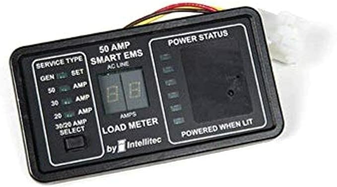 0000903150 50 Amp Smart EMS Monitor Panel Black