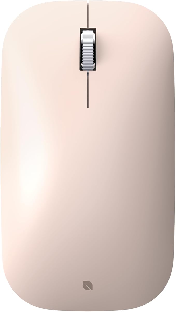 Incase Modern Mobile Mouse – Designed by Microsoft – Lightweight Precision Navigation Right/Left Hand Use Scroll Wheel BlueTrack Technology Wireless Bluetooth for Mac/Windows/8/10/11 (Sandstone)