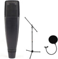 Sennheiser MD 421-II Cardioid Dynamic Microphone with Tripod Mic Stand &amp Pop Filter Bundle