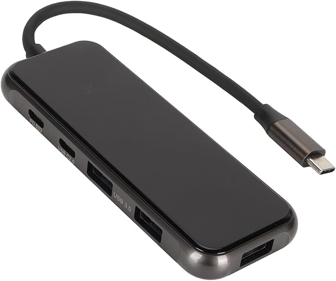 8 in 1 USB C Hub 4K HDMI PD Charging Adapter with 3 USB 3.0 SD/TF Card Reader for Laptop Phone Tablet