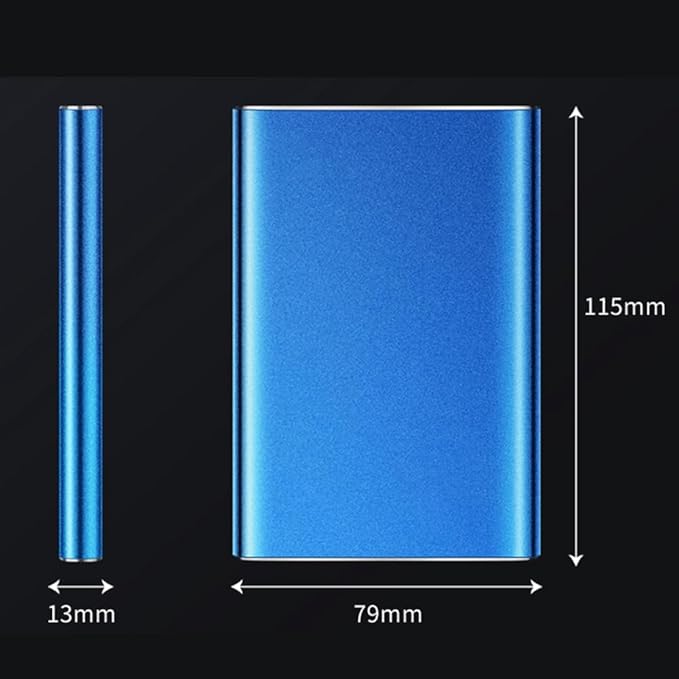 2.5Inch External Mobile Hard Disk Portable Hard Disk USB 3.0 External Hard Drive High Speed USB 3.0 1TB Storage Portable Hard Disk for Laptop Desktop PC Red 500450354A3