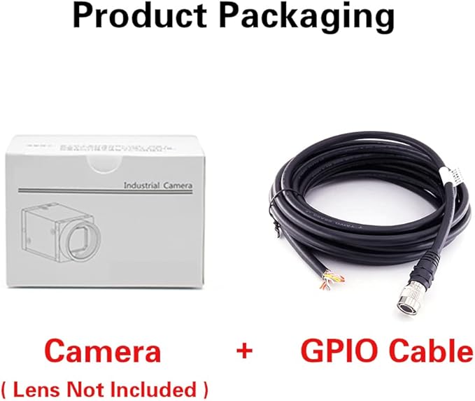 GigE Ethernet 0.4MP 1/2.9 Color Industrial Camera Machine Vision Global Shutter C-Mouth Camera Sensor 720X540@298FPS