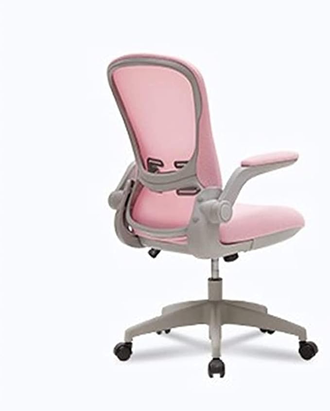 Office Chair Ergonomic Table and Chair Computer Chair Student Learning Swivel Chair Backrest Work Chair Office Chair Game Chair Chair (Color : Pink Size : One Size) Needed