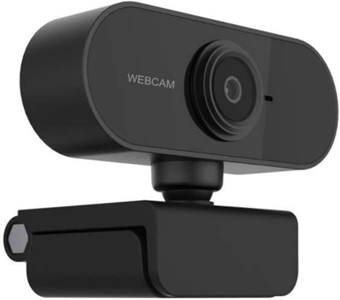 Computer Camera Webcam 1080P HD Web Camera with Microphone Autofocus USB 2.0 Web Cam PC Desktop Full HD Web Cam Auto Focus Mini Web Camera (Color : Black)