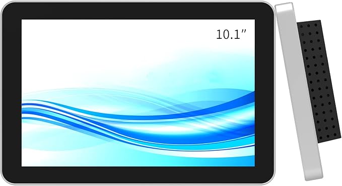 GreenTouch 10.1 Inch Desktop Wall Mountable Multi PCAP Touch Screen Monitor - HDMI/VGA/DVI Input1280 * 800 Resolution Display
