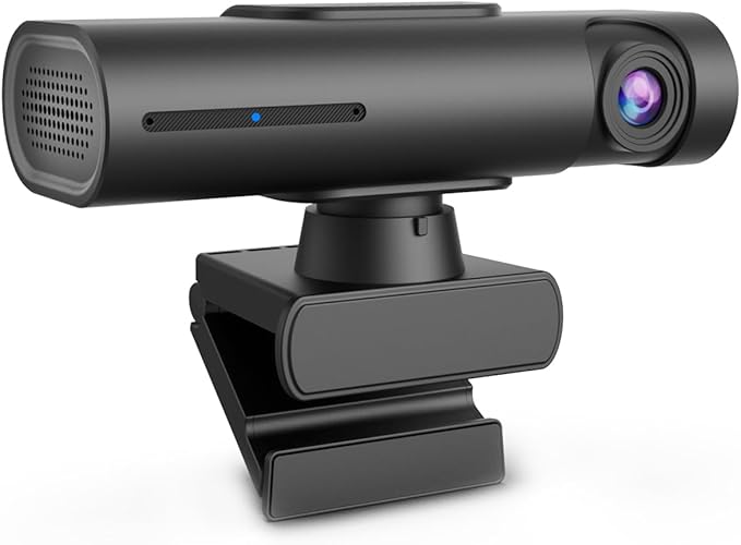 TOALLIN 2K Streaming Webcam for PC AI Tracking PTZ Webcam Gesture Control Dual Noise-Canceling Mics Ultra 95° FOV USB Web Camera for Desktop/Laptop Live Streaming Conferencing Video Calls