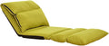 BTZHY Floor Chair Floor Recliner Foldable Tatami Lazy Sofa Recliner Adjustable Home Leisure Window Chair Nursing Chair Family Balcony Meditation Chair Watching TV Chair(Green)